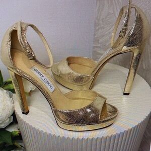 Aldo Radiant Gold High Heels